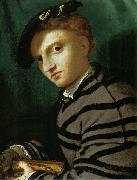 Portrait of a Young Man With a Book, Lorenzo Lotto